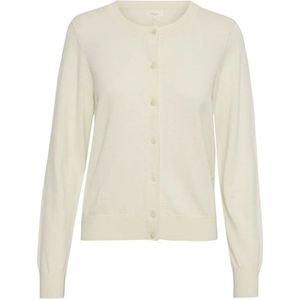 Part Two, Gezellige en stijlvolle gestreepte gebreide vest Beige, Dames, Maat:M