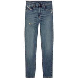 Diesel, Jeans, Heren, Blauw, W36, Denim, Moderne Tapered Jeans - D-Fining