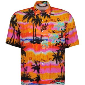 Palm Angels, Overhemden, Heren, Veelkleurig, L, Psychedelic Palms Shirt