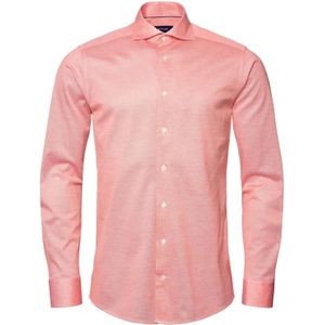 Eton, Overhemden, Heren, Rood, XL, Moderne Fit Overhemd