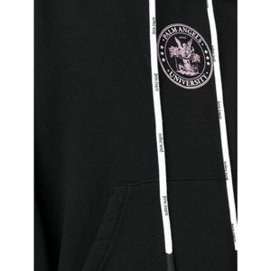 Palm Angels, Sweatshirts & Hoodies, Dames, Zwart, L, Katoen, Comfortabele en stijlvolle hoodie