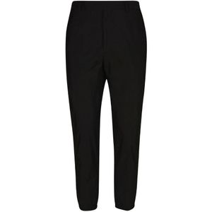 Prada, Broeken, Heren, Zwart, S, Slim-Fit Broek, Elegant en Verfijnd