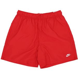 Nike, Badkleding, Heren, Rood, XL, Polyester, Zwemshorts met Mesh en Zakken