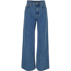 Blazé Milano, Jeans, Dames, Blauw, L, Katoen, Maya Java Katoenen Jeans