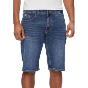Tommy Jeans, Korte broeken, Heren, Blauw, W38, Katoen, Heren Bermuda Shorts Lente/Zomer Collectie