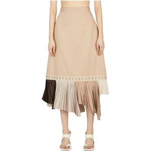 Rokh, Skirts Beige, Dames, Maat:M