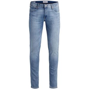 Jack & Jones, Jeans, Heren, Blauw, W28 L32, Katoen, Lichtblauwe Versleten Jeans
