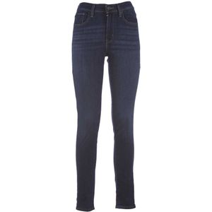 Levi's, Jeans 721 Hoge Stijging Skinny Blauw, Dames, Maat:W27