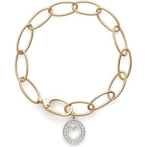 Chantecler, Accessoires, Dames, Geel, ONE Size, Roségouden Armband met Diamanten