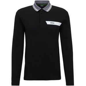 Hugo Boss, Zwarte T-shirts en Polos met Onberispelijke Stijl Zwart, Heren, Maat:M