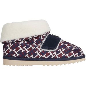 Tommy Hilfiger, Gram boot pantoffels Blauw, Dames, Maat:39 EU