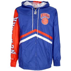 Mitchell & Ness, Jassen, Heren, Blauw, S, Polyester, NBA Onweerstaanbare Windbreaker Hardwood Classics