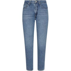 Levi's, Jeans, Dames, Blauw, W23 L28, Denim, Retro High-Waisted Denim Jeans
