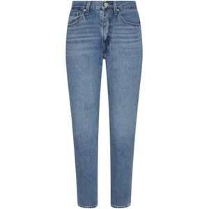 Levi's, Vintage 80s Mom Jeans Blauw, Dames, Maat:W32 L28