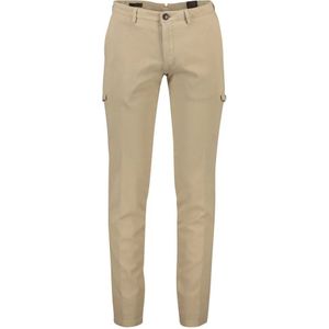 Gardeur, Beige Katoenen Broek Beige, Heren, Maat:W35 L34