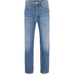 Drykorn, 260175 SIT 10 Heren Jeans Slim Fit Blauw 3410 Blauw, Heren, Maat:W33 L34