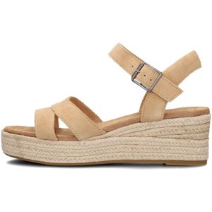 Toms, Schoenen, Dames, Bruin, 43 1/2 EU, Suède, Audrey Sandalen in Kameel Suede