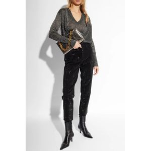 AllSaints, Truien, Dames, Grijs, L, Lyra lurex cardigan