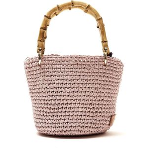 Chica London, Tassen, Dames, Roze, ONE Size, Bamboe, Bucket Bags