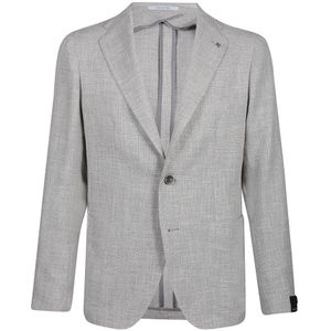 Tagliatore, Elegante Blazer Jas Grijs, Heren, Maat:L