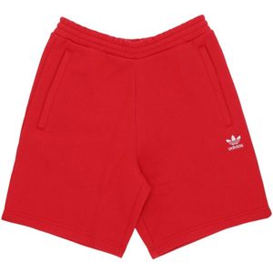 Adidas, Korte broeken, Heren, Rood, S, Katoen, Essential Short Trainingsbroeken Scarlet