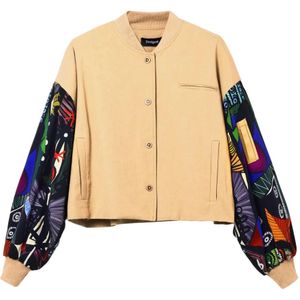 Desigual, Geknoopte Blazer voor Vrouwen Veelkleurig, Dames, Maat:M