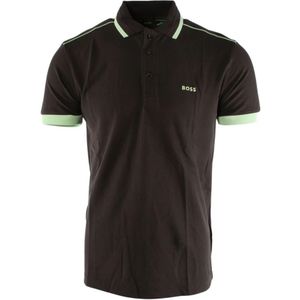 Hugo Boss, Tops, Heren, Grijs, S, Katoen, Klassieke Grijze Katoenen Polo