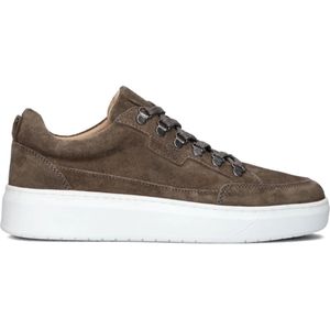 Haboob, Schoenen, Heren, Bruin, 45 EU, Bruine Lage Sneakers Lux