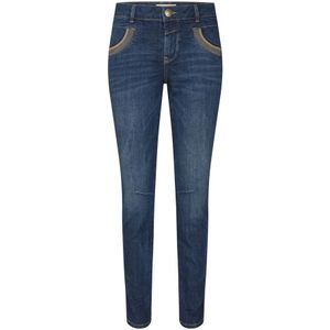 MOS Mosh, Jeans, Dames, Blauw, W31, Naomi Shade Jeans