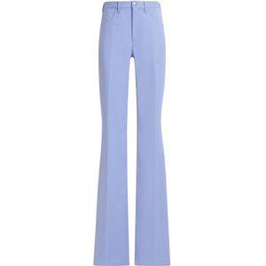 Marni, Broeken, Dames, Paars, S, Katoen, Modieuze Straight Leg Broek