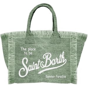 MC2 Saint Barth, Tassen, Dames, Groen, ONE Size, Groene tassen voor stijlvolle outfits