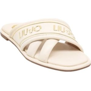 Liu Jo, Schoenen, Dames, Wit, 40 EU, Dames Synthetische Slippers, Stijl Sa 4069Ex 014