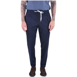 PT Torino, Navy Blauwe Joggingbroek Blauw, Heren, Maat:XL