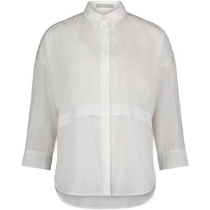 Betty & Co, Blouses & Shirts, Dames, Wit, S, Casual Oversized Mouwblouse