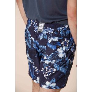 Mason's, Badkleding, Heren, Veelkleurig, L, Polyester, Blauwe Bloemenpatroon Heren Zwembroek