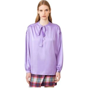 Gaëlle Paris, Blouses & Shirts, Dames, Paars, S, Polyester, Blouses