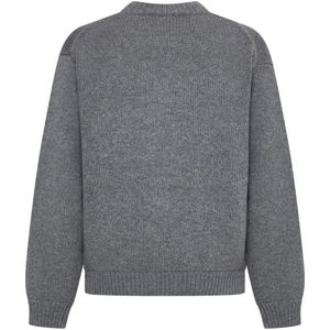 Kenzo, Truien, Heren, Grijs, XL, Katoen, Stijlvolle Sweaters Collectie