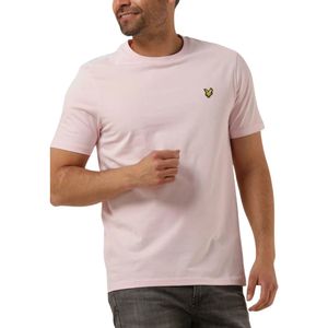 Lyle & Scott, Tops, Heren, Roze, S, Katoen, Heren Polo & T-shirts Plain Tee