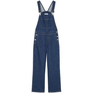 Marc O'Polo, Jumpsuits & Playsuits, Dames, Blauw, S, Denim, Relaxte tuinbroek