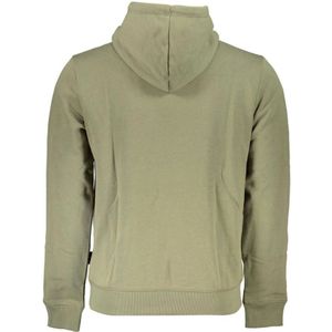 Napapijri, Sweatshirts & Hoodies, Heren, Groen, XL, Katoen, Hoodies