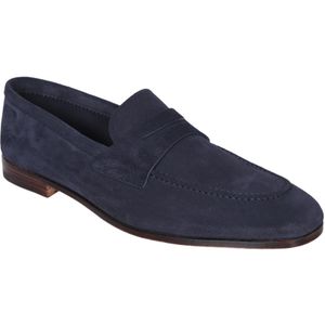 Church's, Schoenen, Heren, Blauw, 44 EU, Leer, Blauwe Loafer Schoenen voor Mannen