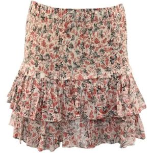 Isabel Marant Pre-owned, Multi Color Katoenen Rok Veelkleurig, Dames, Maat:S