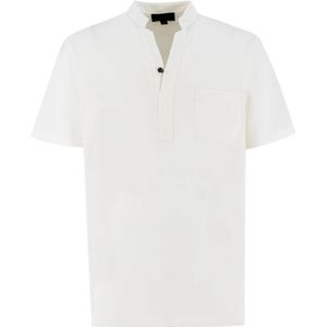 Sease, Ademend biologisch katoenen poloshirt Wit, Heren, Maat:2XL