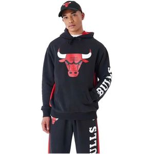 New Era, Sweatshirts & Hoodies, Heren, Zwart, L, NBA Chicago Bulls Hoodie