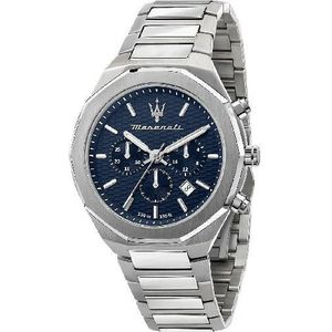 Maserati, Accessoires, Heren, Grijs, ONE Size, Maserati mode roestvrijstalen horloge