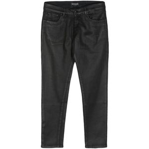 Salvatore Santoro, Slim-fit Jeans Zwart, Heren, Maat:W33