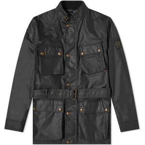 Belstaff, Trialmaster Jas Zwart Zwart, Heren, Maat:L