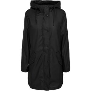 Only, Mantels, Dames, Zwart, L, Onlsally Raincoat OTW Noos Zwart/Zwart Teddy | Freewear Zwart