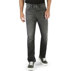 Diesel, Heren Jeans met knoopsluiting en 5 zakken Zwart, Heren, Maat:W29