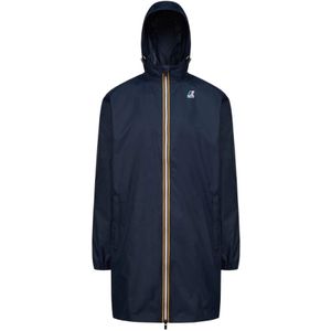 K-Way, Jassen, unisex, Blauw, 2Xs, Elegante 3.0 Eiffel Regenjas